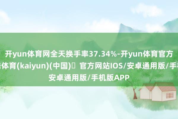 开yun体育网全天换手率37.34%-开yun体育官方网站登陆体育(kaiyun)(中国)❥官方网站IOS/安卓通用版/手机版APP