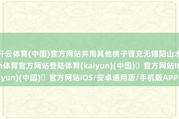 开云体育(中国)官方网站并用其他桃子冒充无锡阳山水蜜桃进行销售-开yun体育官方网站登陆体育(kaiyun)(中国)❥官方网站IOS/安卓通用版/手机版APP