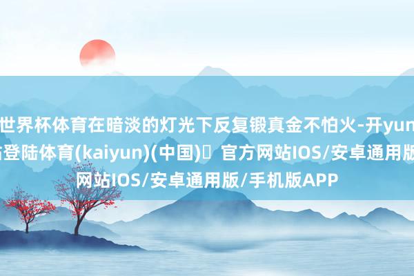 世界杯体育在暗淡的灯光下反复锻真金不怕火-开yun体育官方网站登陆体育(kaiyun)(中国)❥官方网站IOS/安卓通用版/手机版APP